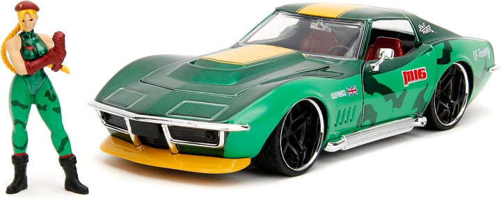 Jada Chevrolet Corvette Stingray ZL1 &amp; Cammy Groen Street Fighter