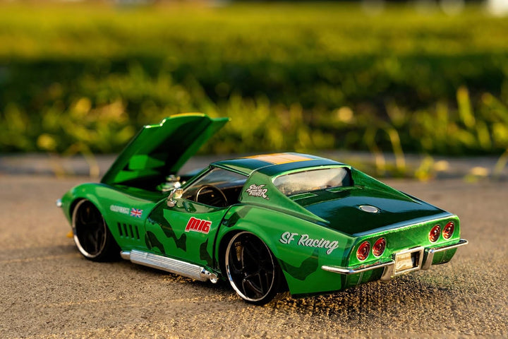 Jada Chevrolet Corvette Stingray ZL1 &amp; Cammy Groen Street Fighter