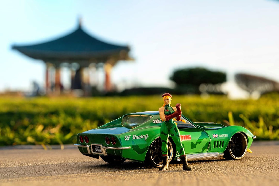 Jada Chevrolet Corvette Stingray ZL1 &amp; Cammy Groen Street Fighter