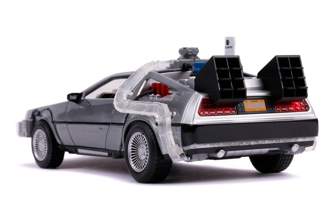 Jada Delorean TimeMachine Gris Retour vers le futur II