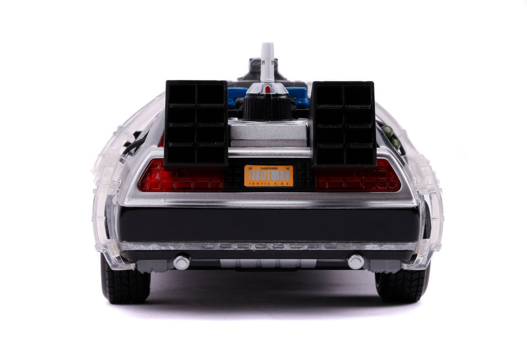 Jada Delorean TimeMachine Gris Retour vers le futur II