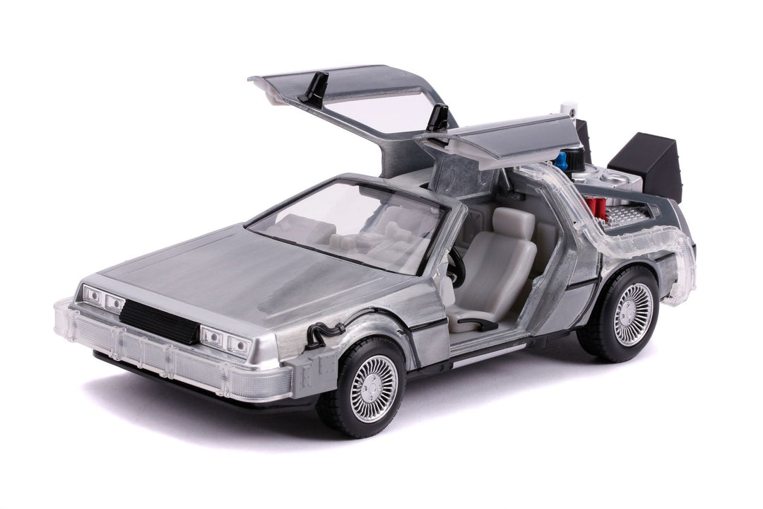 Jada Delorean TimeMachine Gris Retour vers le futur II