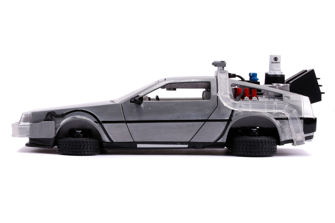 Jada Delorean TimeMachine Gris Retour vers le futur II