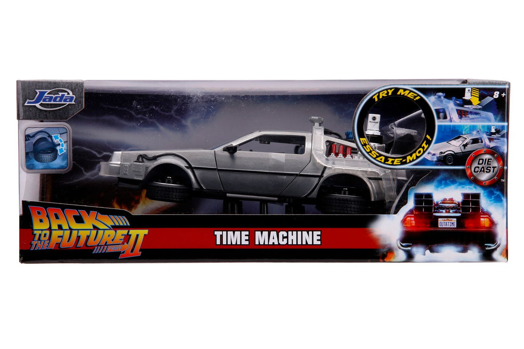 Jada Delorean TimeMachine Gris Retour vers le futur II