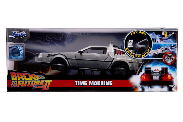 Jada Delorean TimeMachine Gris Retour vers le futur II