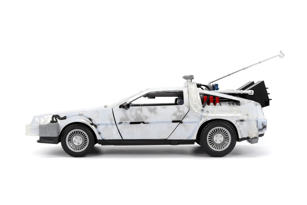 Jada Delorean Time Machine Grijs Back to the Future Frosted