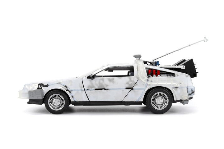 Jada Delorean Time Machine Grijs Back to the Future Frosted