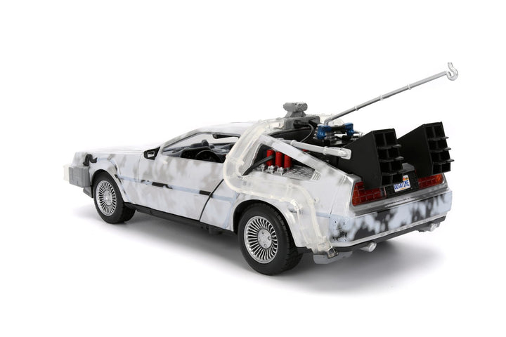 Jada Delorean Time Machine Grijs Back to the Future Frosted