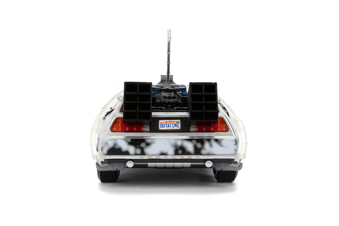 Jada Delorean Time Machine Grijs Back to the Future Frosted