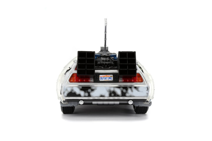 Jada Delorean Time Machine Grijs Back to the Future Frosted