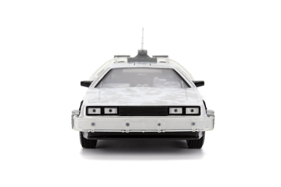 Jada Delorean Time Machine Grijs Back to the Future Frosted