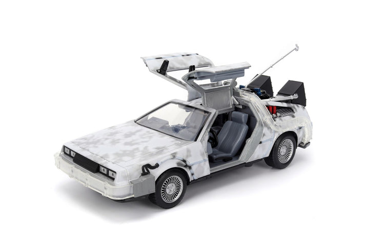 Jada Delorean Time Machine Grijs Back to the Future Frosted