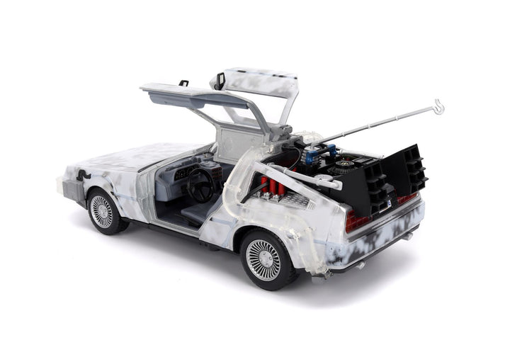 Jada Delorean Time Machine Grijs Back to the Future Frosted