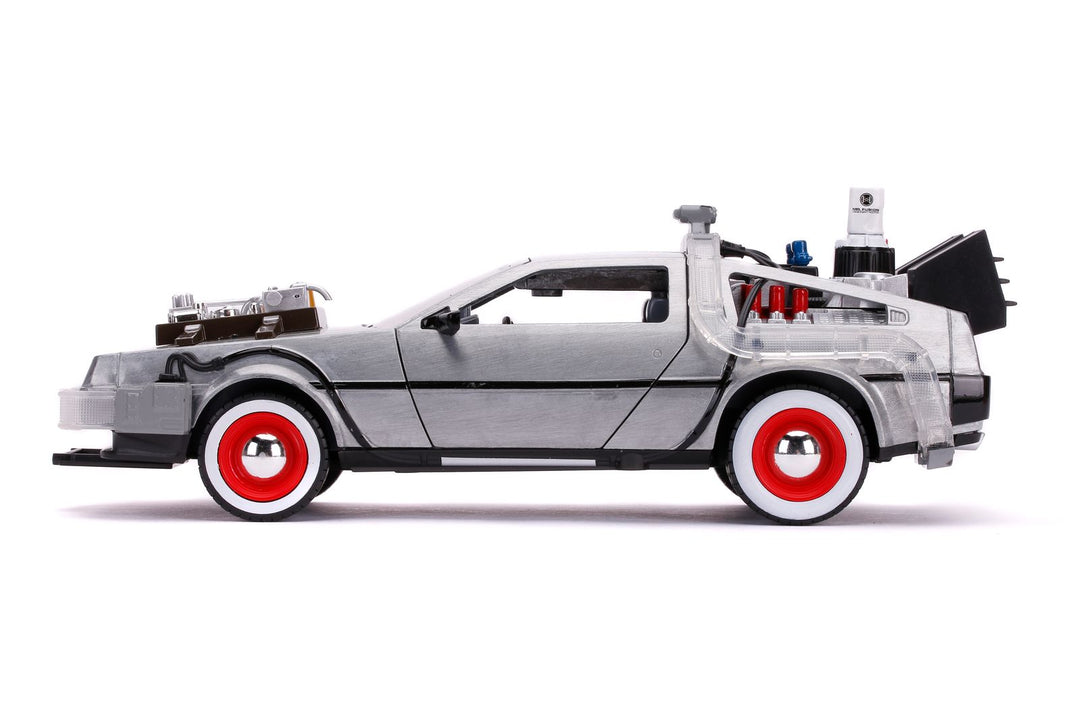 Jada Delorean Machine à remonter le temps grise Retour vers le futur III