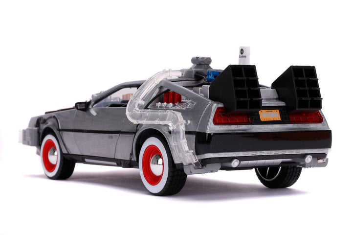 Jada Delorean Machine à remonter le temps grise Retour vers le futur III