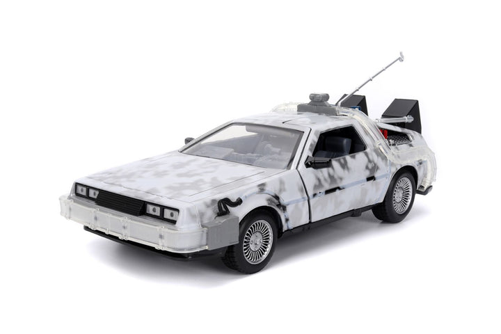Jada Delorean Time Machine Grijs Back to the Future Frosted