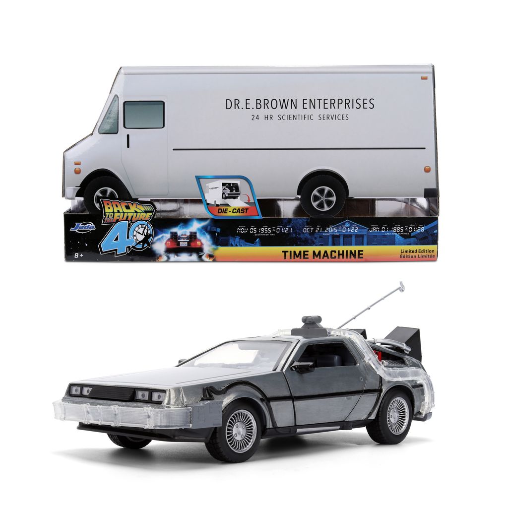 Jada Delorean Time Machine Zac Brown Truck gris Retour vers le futur