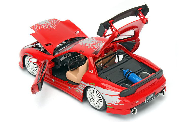 Jada Dom´s Mazda RX-7 Rood Fast &amp; Furious