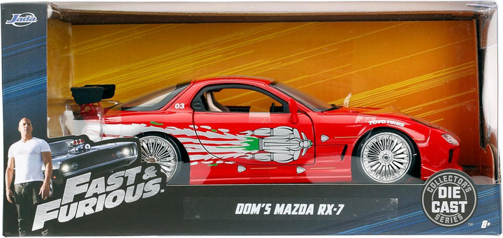 Jada Dom´s Mazda RX-7 Rood Fast &amp; Furious
