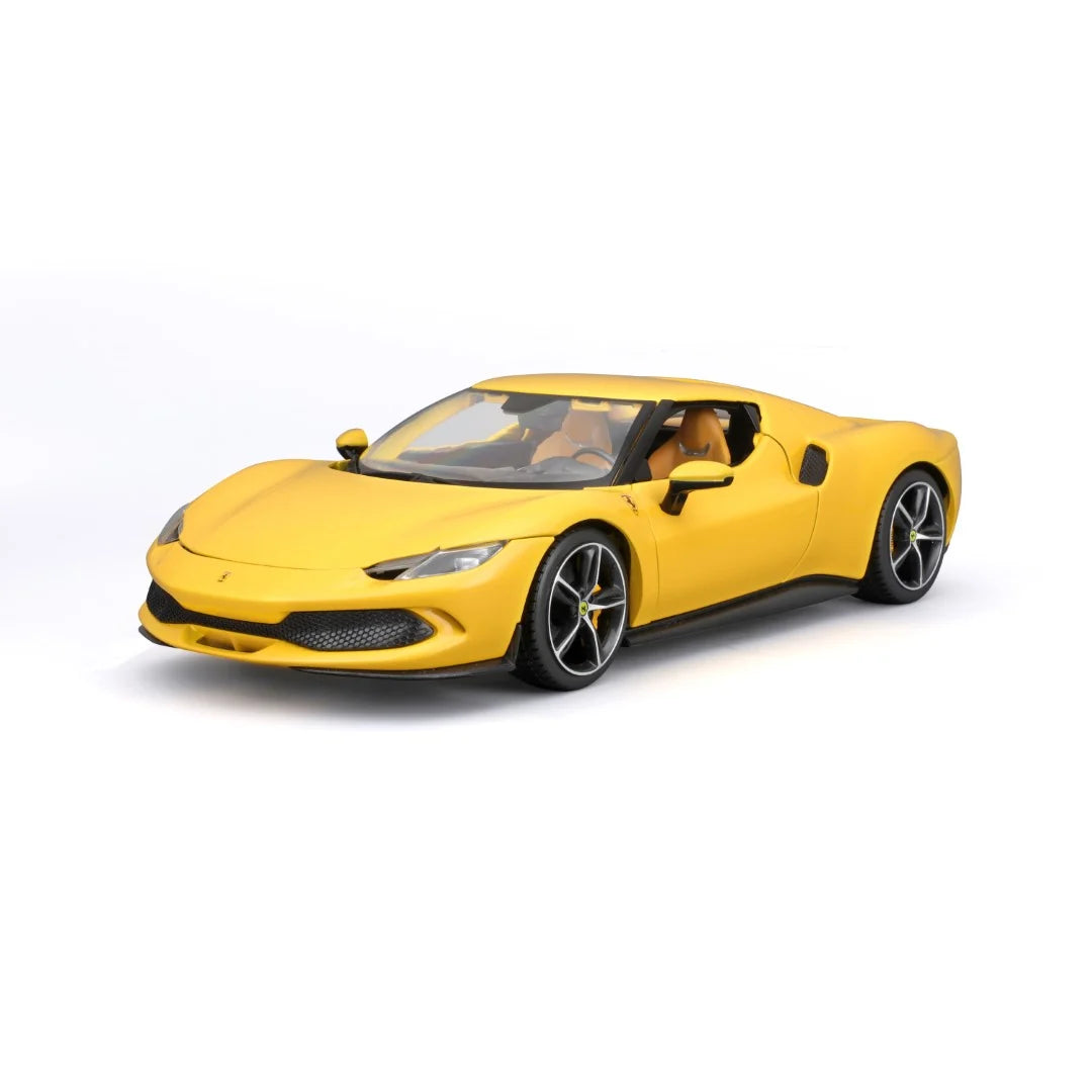 Burago Ferrari 296 GTB 2021 1:18 Yellow