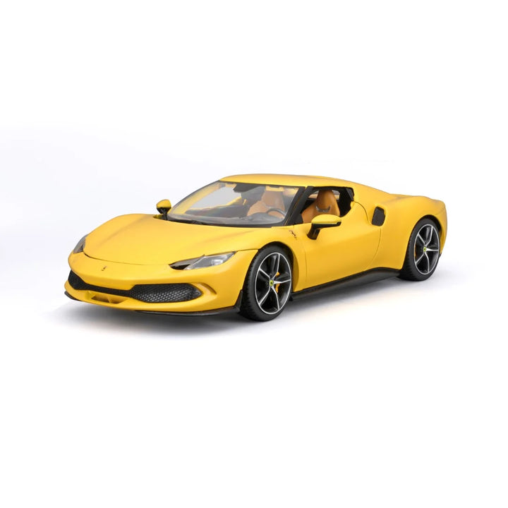 Burago Ferrari 296 GTB 2021 1:18 Yellow