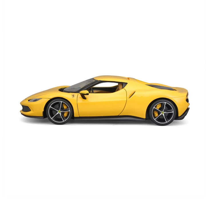 Burago Ferrari 296 GTB 2021 1:18 Yellow