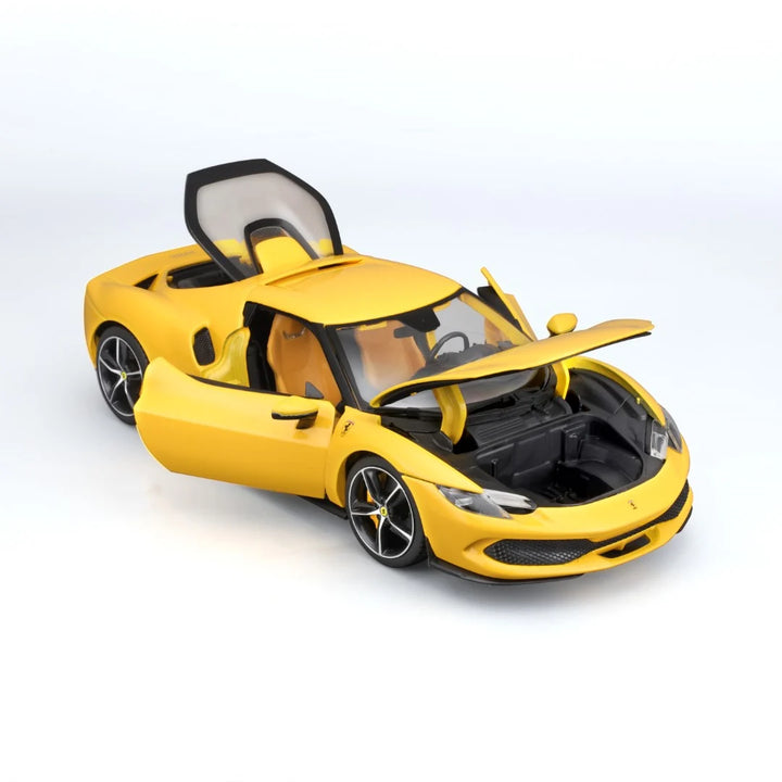 Burago Ferrari 296 GTB 2021 1:18 Yellow