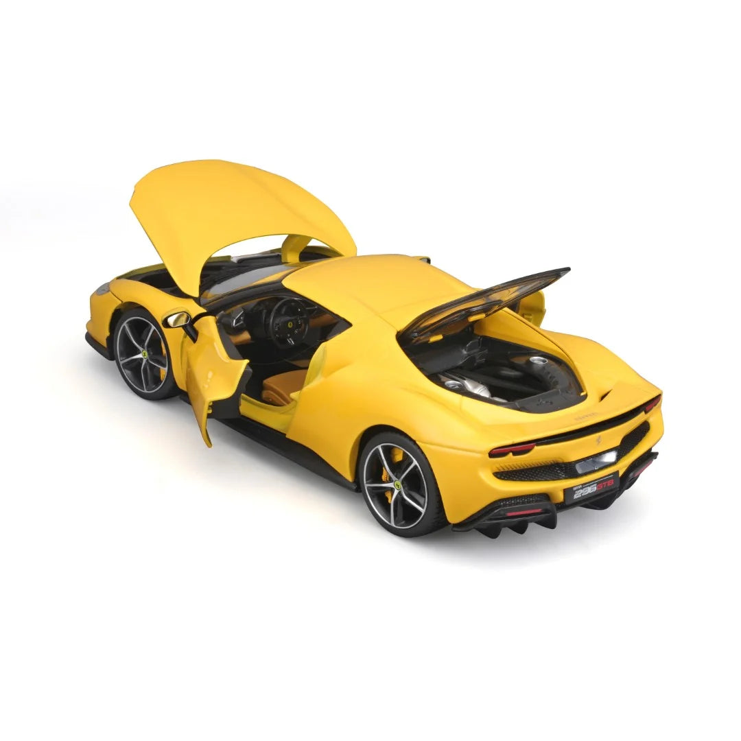 Burago Ferrari 296 GTB 2021 1:18 Yellow