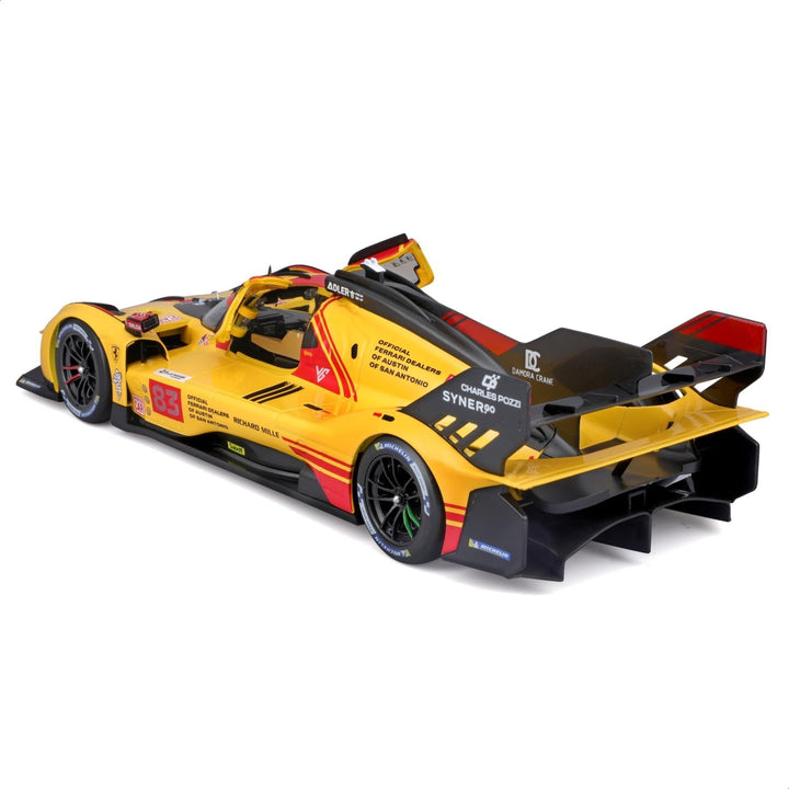Burago Ferrari 499P n° 83 24H du Mans 2024 jaune