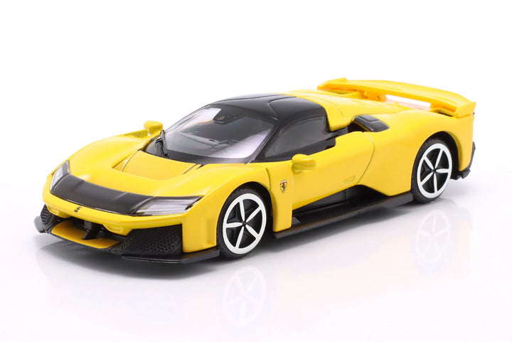 Burago Ferrari F80 Jaune 1:43 Race &amp; Play