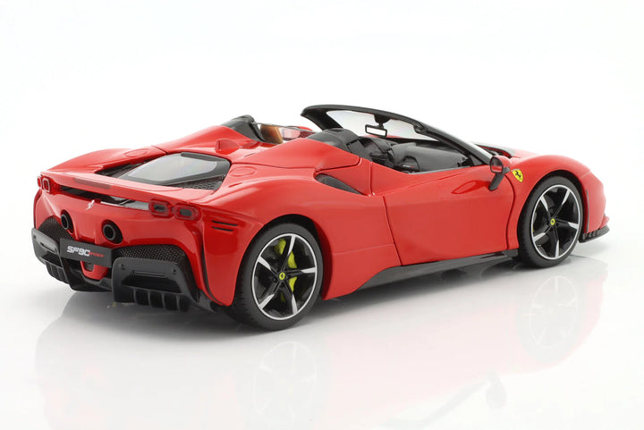 Burago Ferrari SF90 Spider 2021 1:18 Rouge Race &amp; Play