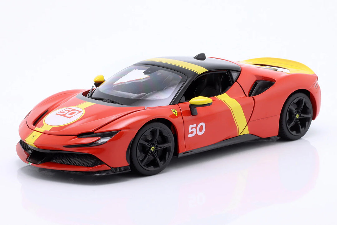 Burago Ferrari SF90 Stradale Assetto Fiorano 
