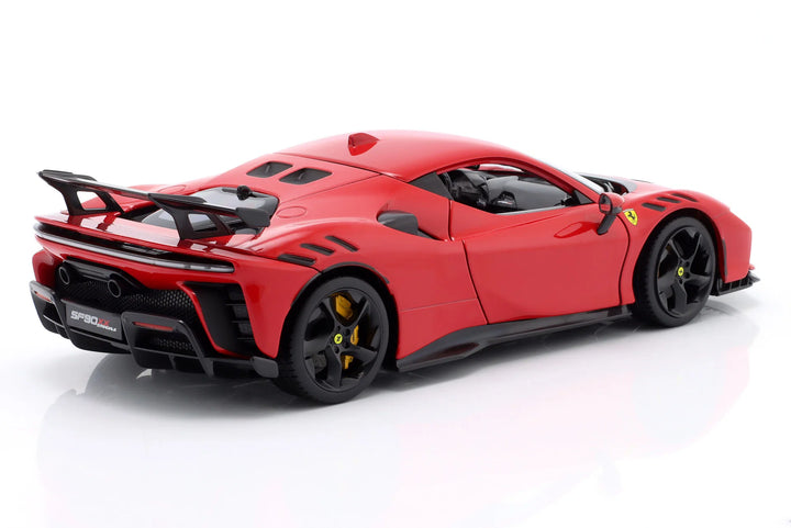 Burago Ferrari SF90 XX Stradale 2024 1:18 Red Race &amp; Play