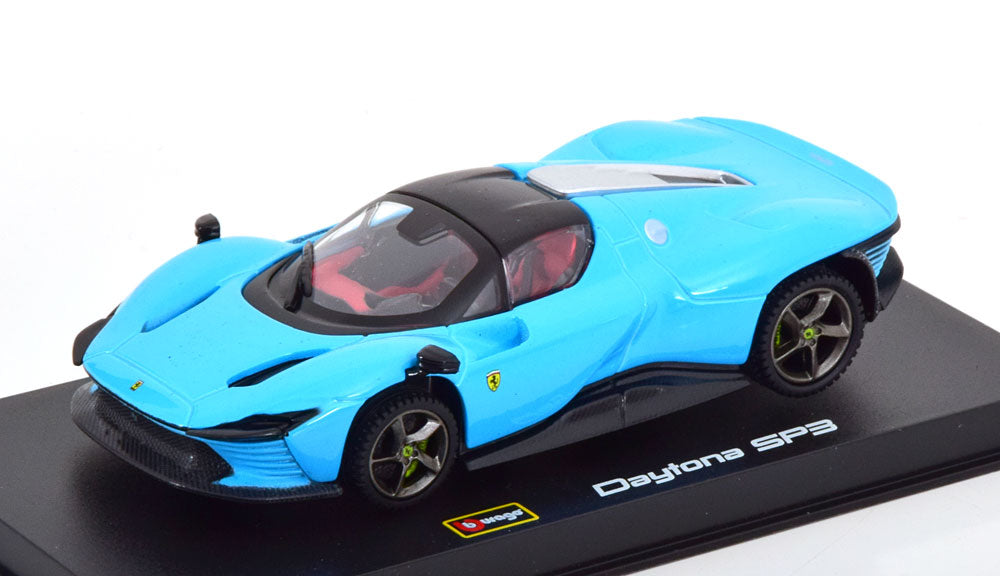 Burago Ferrari Daytona SP3 2021 Bleu clair 1:43