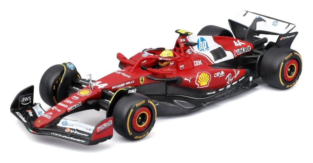 Burago Scuderia Ferrari n°44 Lewis Hamilton GP d&