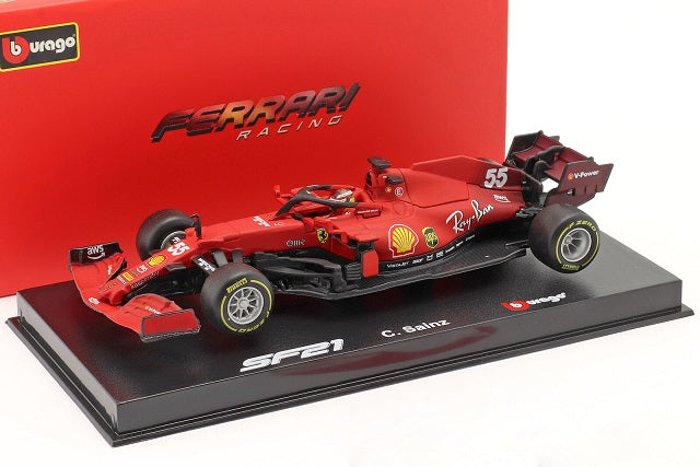Burago Scuderia Ferrari SF21 n° 55 Carlos Sainz Jr 2021 1:43