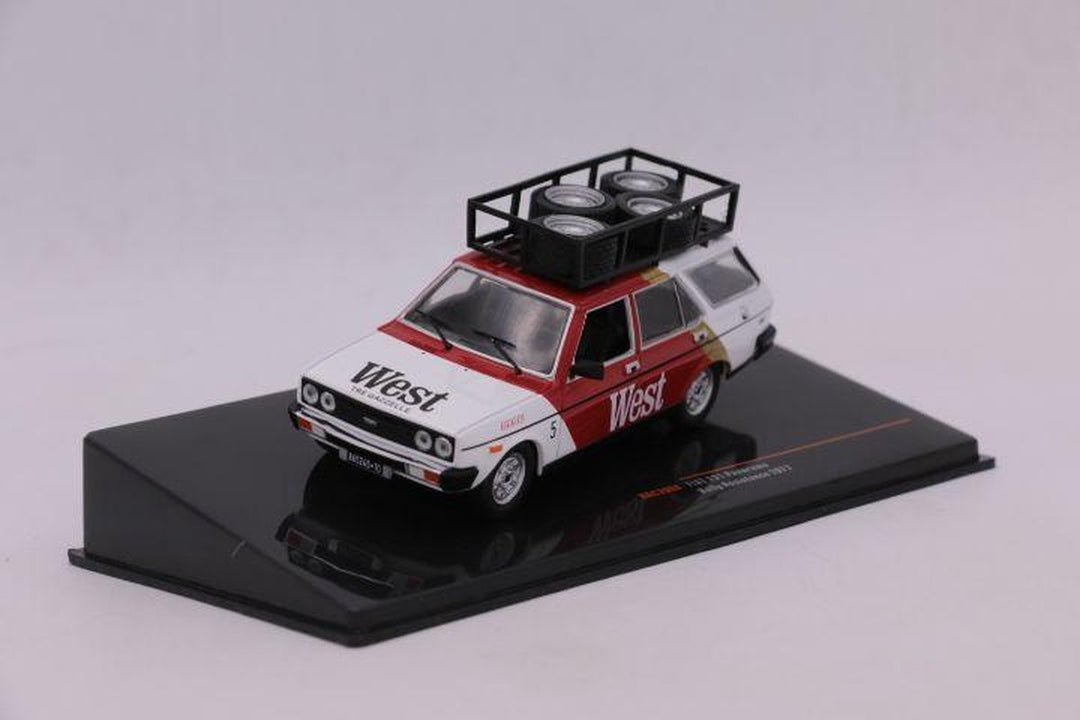 Ixo Fiat 131 Panorama Rally Assistance 1977 West 1:43