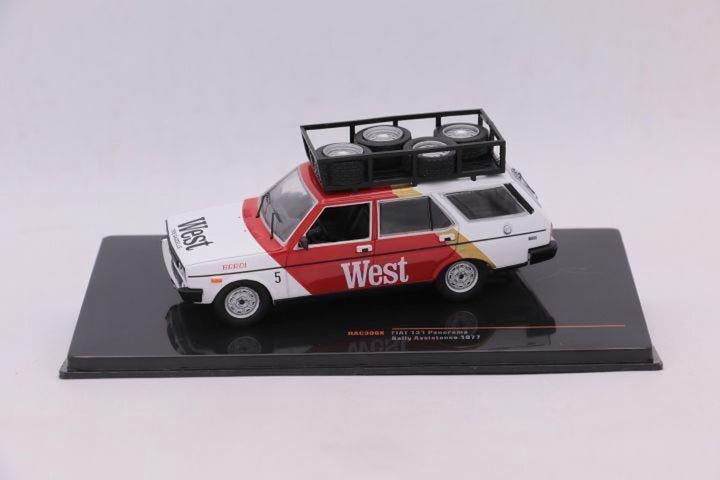 Ixo Fiat 131 Panorama Rally Assistance 1977 West 1:43