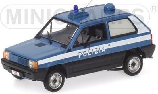 Minichamps Fiat Panda Polizia 1980 Blue 1:43
