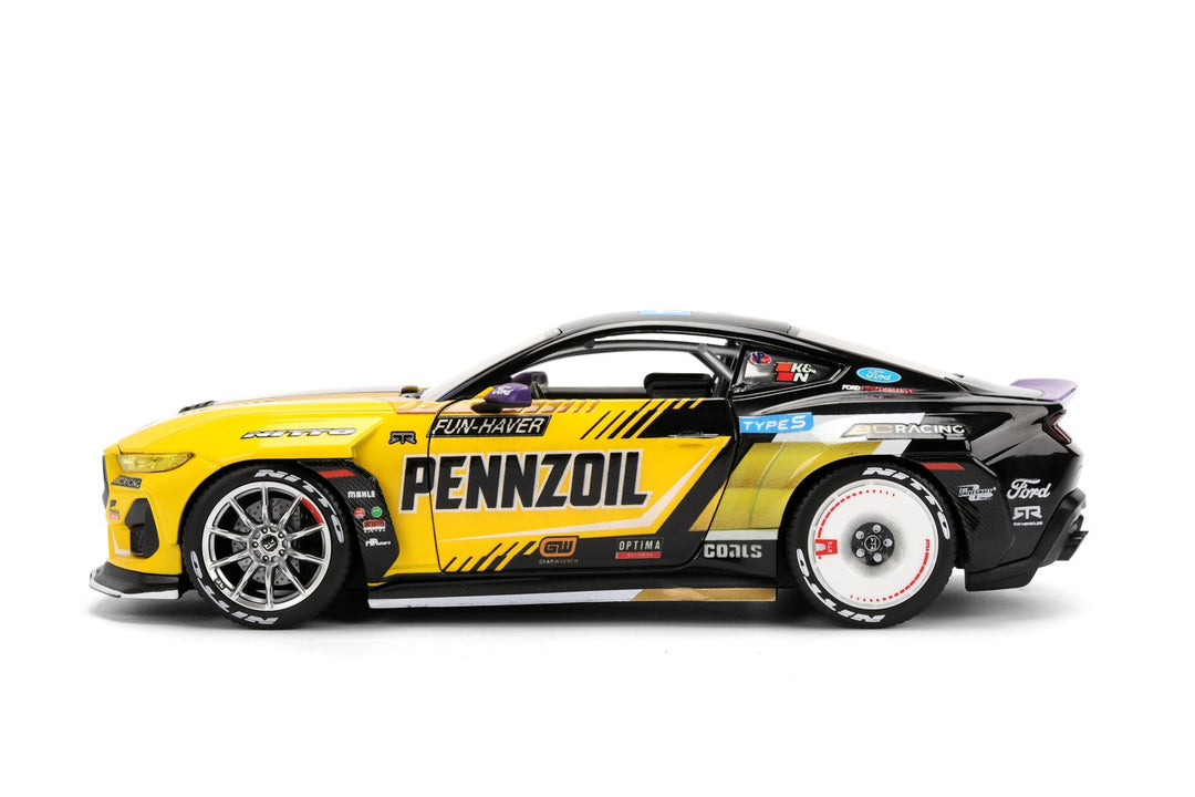 Jada Ford Mustang RTR Chelsea DeNofa Yellow / Black RTR Vehicles