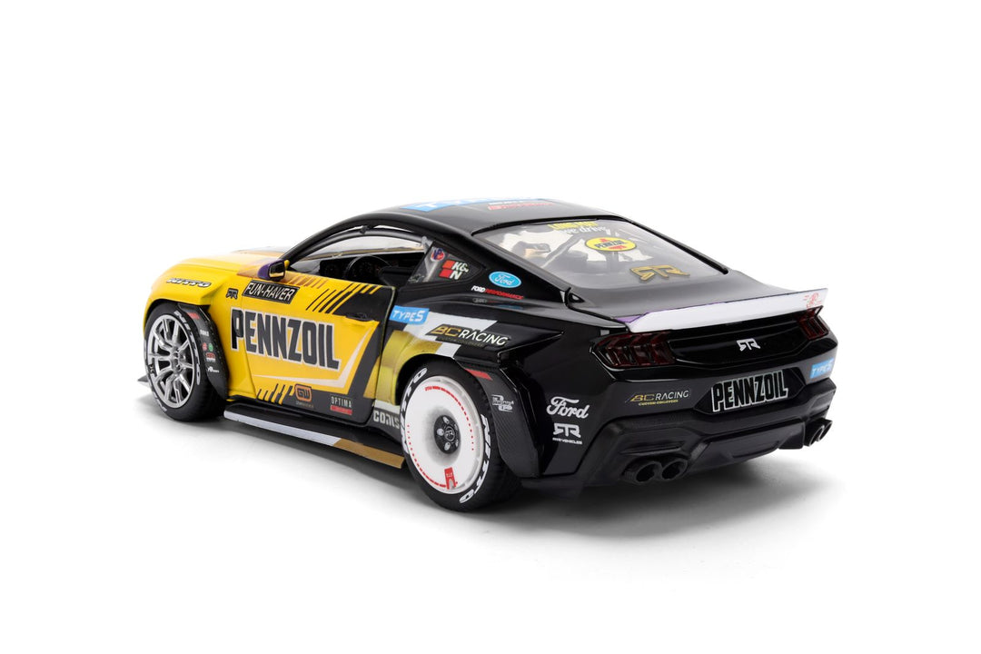 Jada Ford Mustang RTR Chelsea DeNofa Yellow / Black RTR Vehicles