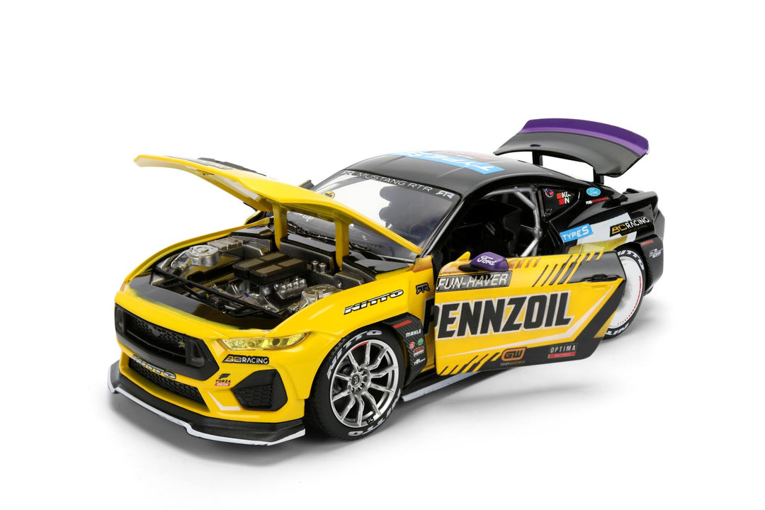 Jada Ford Mustang RTR Chelsea DeNofa Yellow / Black RTR Vehicles