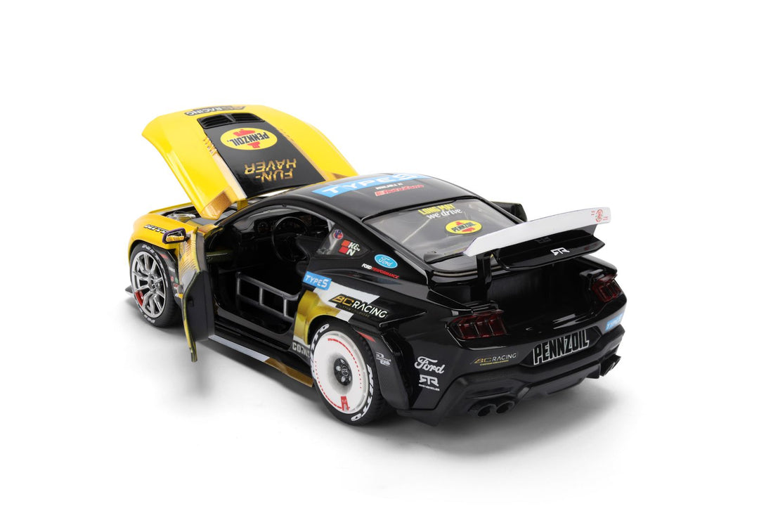 Jada Ford Mustang RTR Chelsea DeNofa Yellow / Black RTR Vehicles