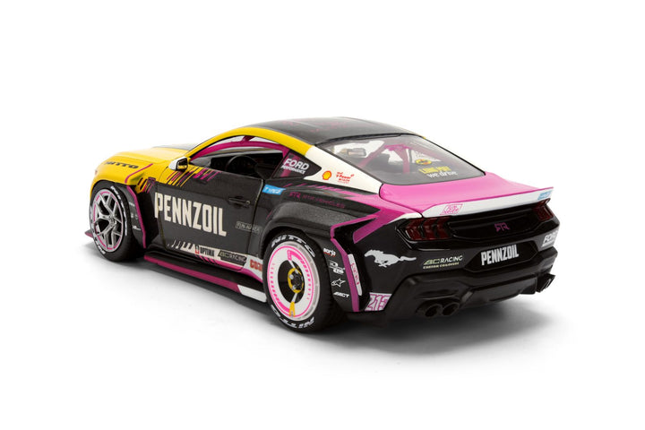 Jada Ford Mustang RTR Ben Hobson Geel / Zwart / Rood RTR Vehicles