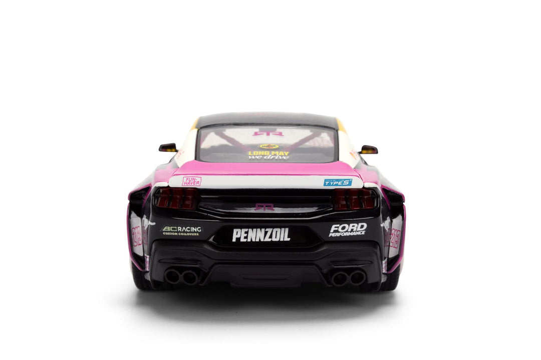 Jada Ford Mustang RTR Ben Hobson Geel / Zwart / Rood RTR Vehicles