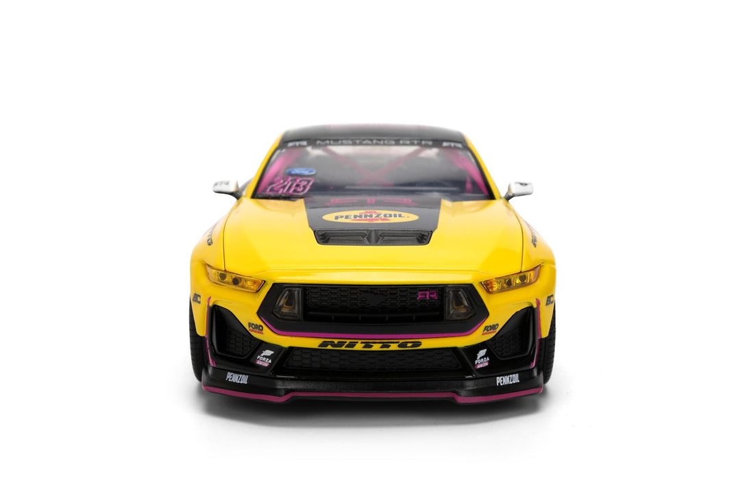 Jada Ford Mustang RTR Ben Hobson Geel / Zwart / Rood RTR Vehicles