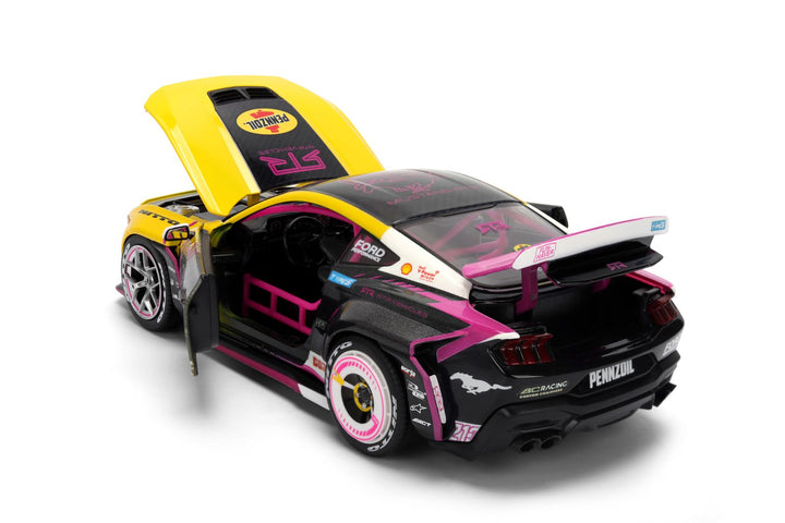 Jada Ford Mustang RTR Ben Hobson Geel / Zwart / Rood RTR Vehicles
