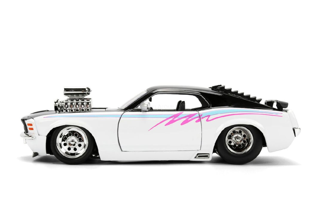 Jada Ford Mustang Boss 429 1970 Noir/Blanc BigTime Muscle