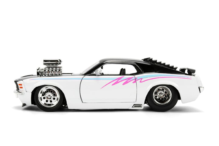 Jada Ford Mustang Boss 429 1970 Noir/Blanc BigTime Muscle