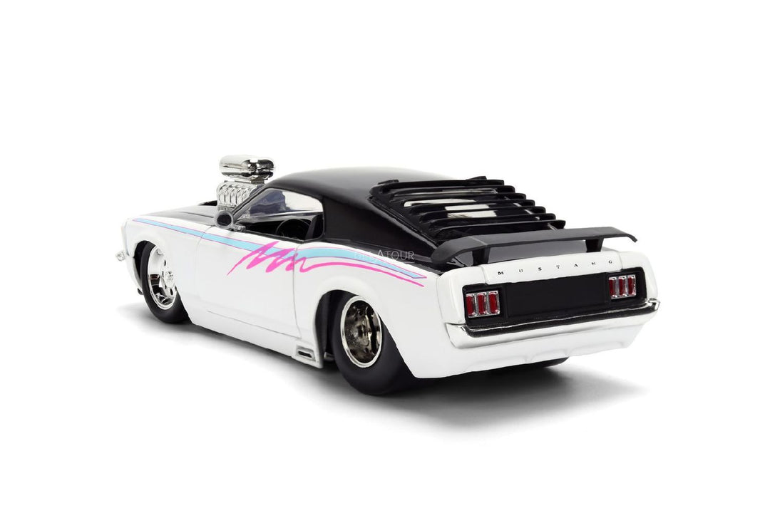 Jada Ford Mustang Boss 429 1970 Noir/Blanc BigTime Muscle